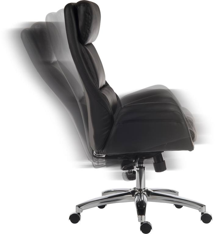 6949BLK Ambassador Reclining Chair- Strobe Shot