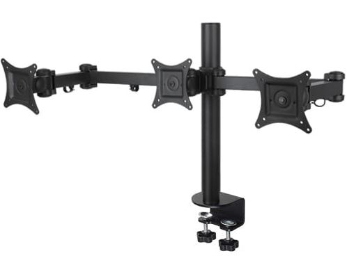 Capture dual white monitor arms