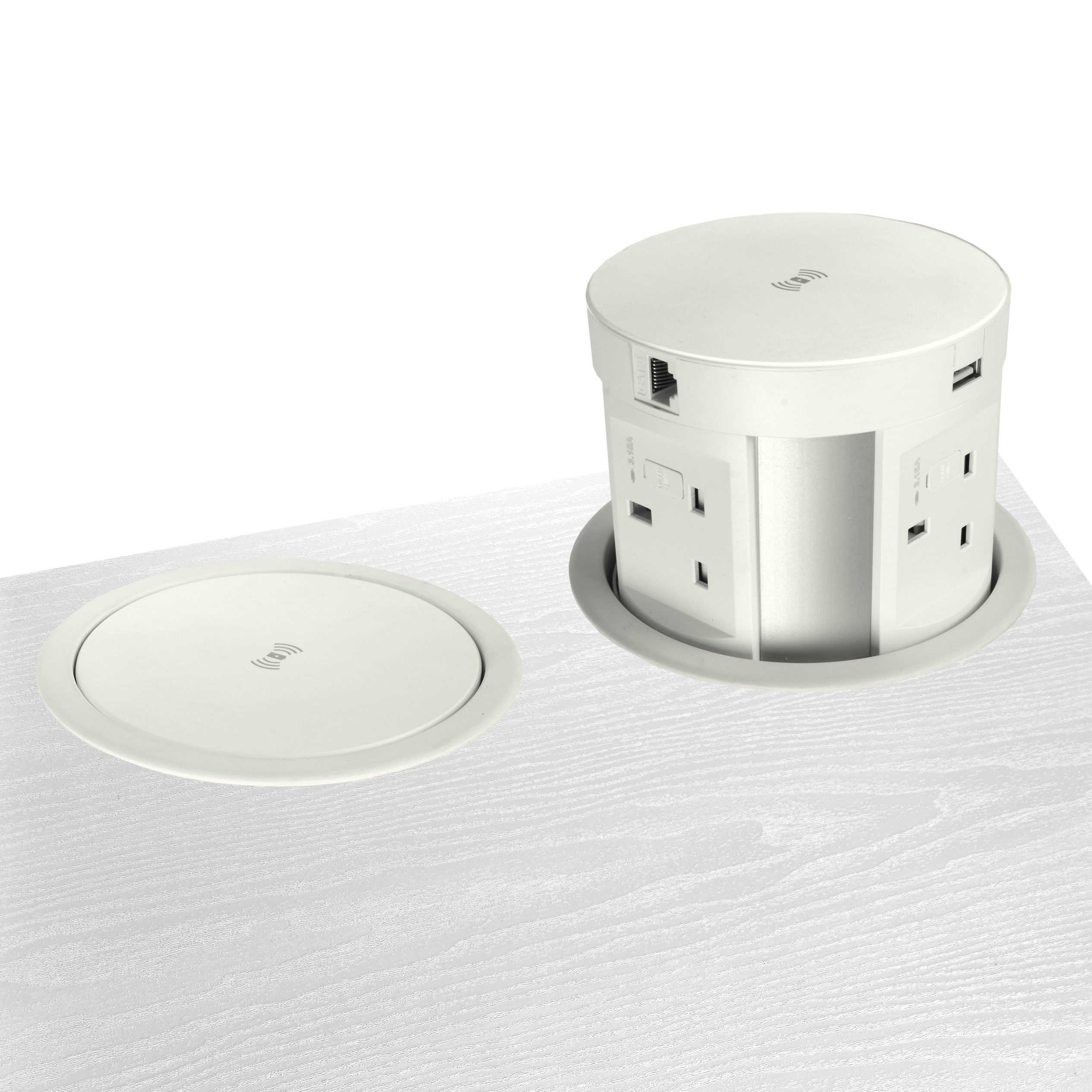 PP107S3U2QHLW_in_desk (1) pop up power module in white