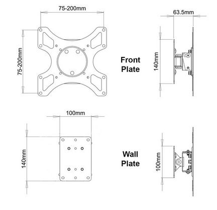 TV Bracket diagrame