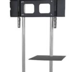 Mobile TV Stand includes shelf
