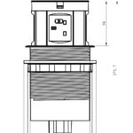 pop up power module grommet drawing