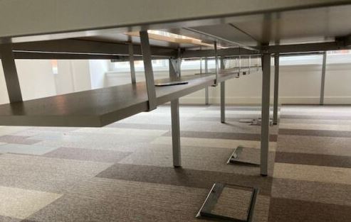 trays used bench desks