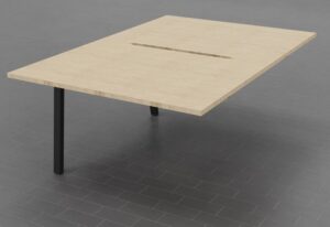 W1200mm Add-On Bench, Black Legs