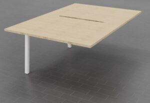 W1200mm Add-On Bench, White Legs
