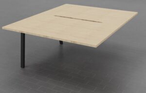 W1400mm Add-On Bench, Black Legs