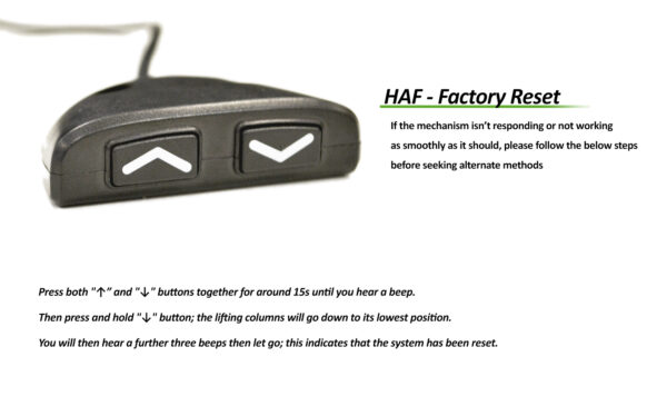HAF Factory Reset