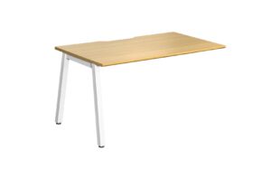 W1400mm Add-On Bench, White Legs