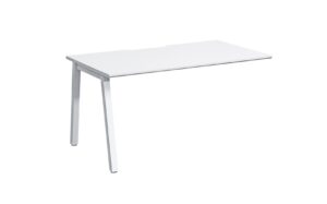 W1200mm Add-On Bench, White Legs